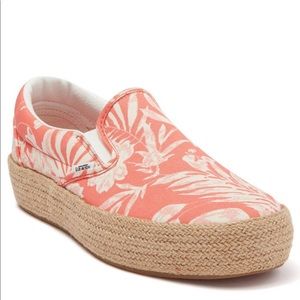 ~*~ RARE!!  Vans Platform Espadrilles ~*~